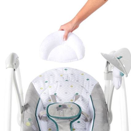 Ingenuity - Baby-Vibrationsschaukel mit Melodie 2in1 NASH