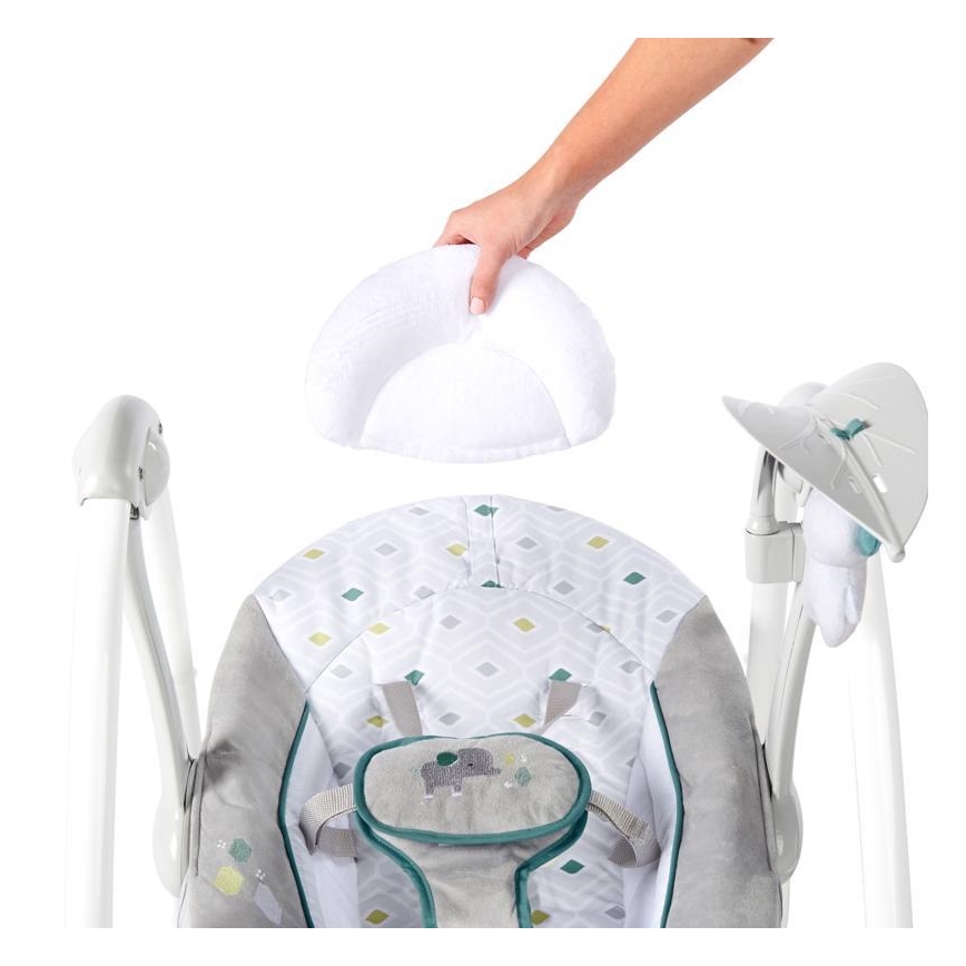 Ingenuity - Baby-Vibrationsschaukel mit Melodie 2in1 NASH