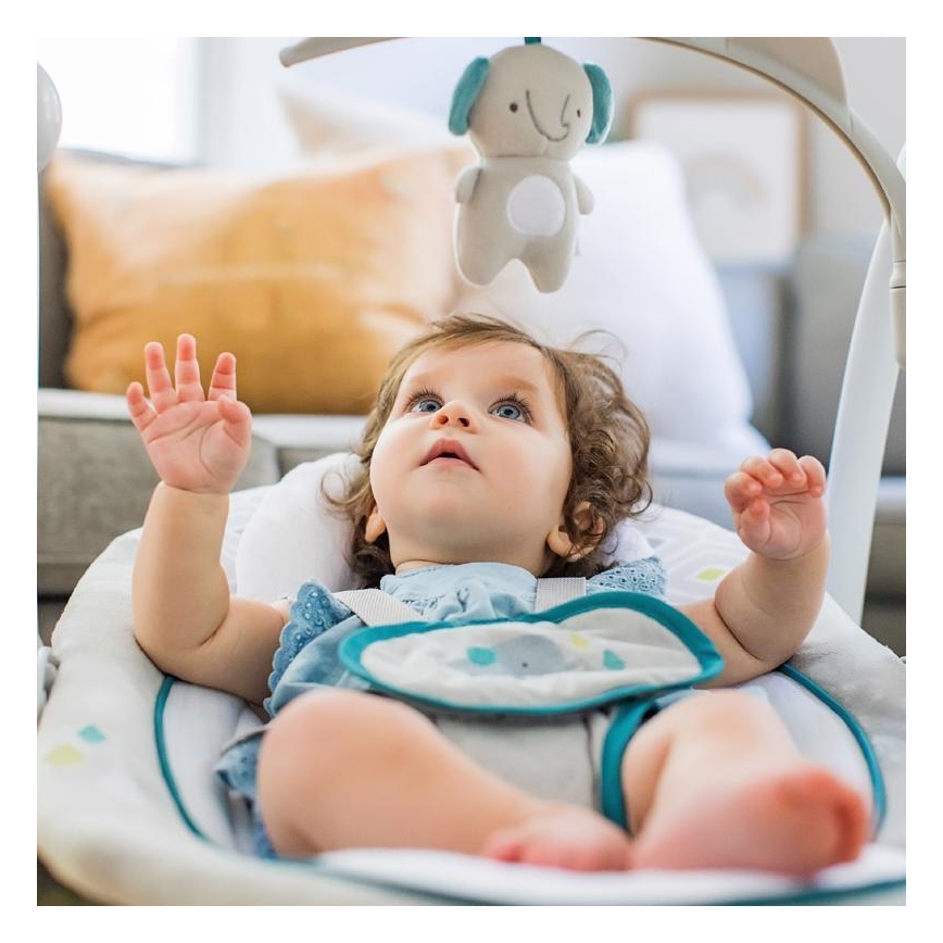 Ingenuity - Baby-Vibrationsschaukel mit Melodie 2in1 NASH