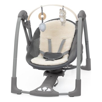 Ingenuity - Baby-Vibrationsschaukel mit Melodie EVERY SEASON grau