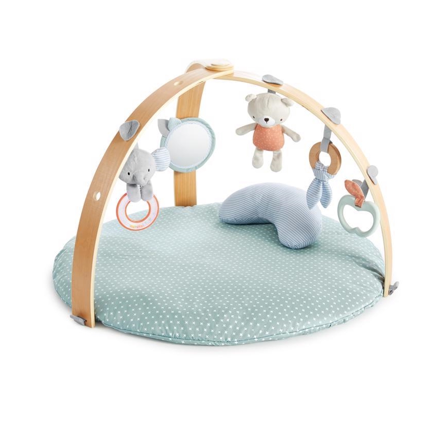 Ingenuity - Coperta per giocare LOAMY menta/grigio