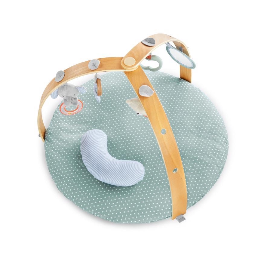 Ingenuity - Coperta per giocare LOAMY menta/grigio