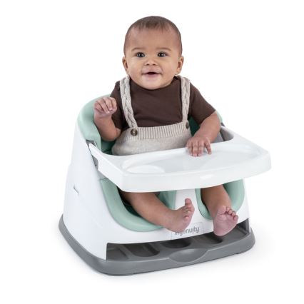 Ingenuity - Coussin de chaise de salle à manger 2en1 BABY BASE menthe