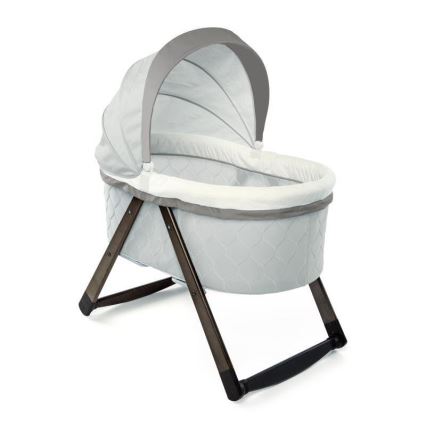 Ingenuity - Culla a dondolo per bambini CARRINGTON grigio/marrone