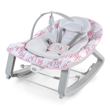 Ingenuity - Dondolo vibrante 3 in 1 per bambini KEEP COZY Lily 1xC