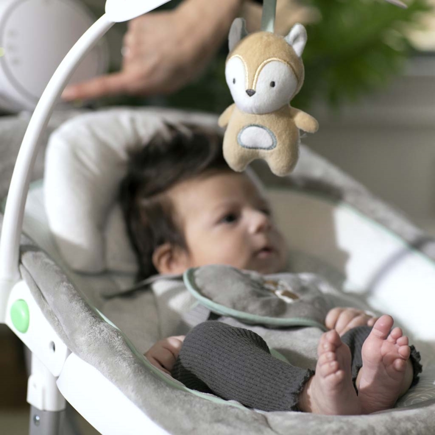 Ingenuity - Dondolo vibrante per bambini con melodia ANYWAY SWAY RAY