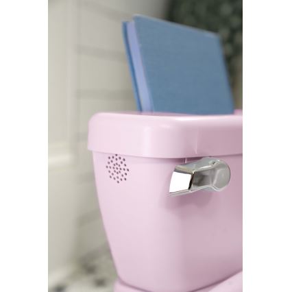 Ingenuity - Kinder-Toilette mit Geräuschfunktion MY SIZE, rosa, 2xAAA