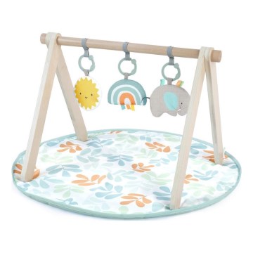 Ingenuity - Kinderdecke zum Spielen mit Holztrapez SONNE VALLEY