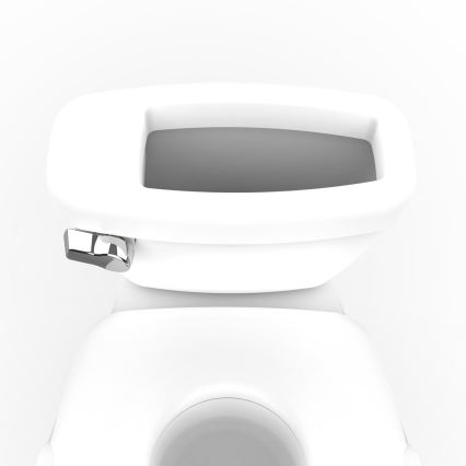 Ingenuity - Kindertoilette mit Geräuschfunktion MY SIZE weiß 2xAAA