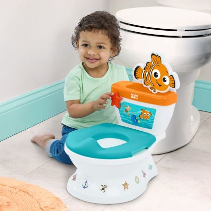 Ingenuity - Kindertoilette mit Soundeffekten MY SIZE Finding Nemo 2xAAA