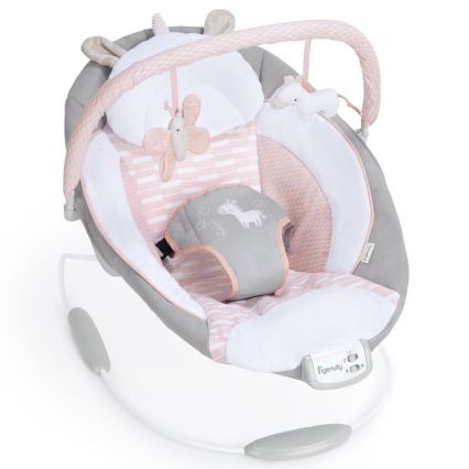 Ingenuity - Lettino vibrante con melodia FLORA L'UNICORNO