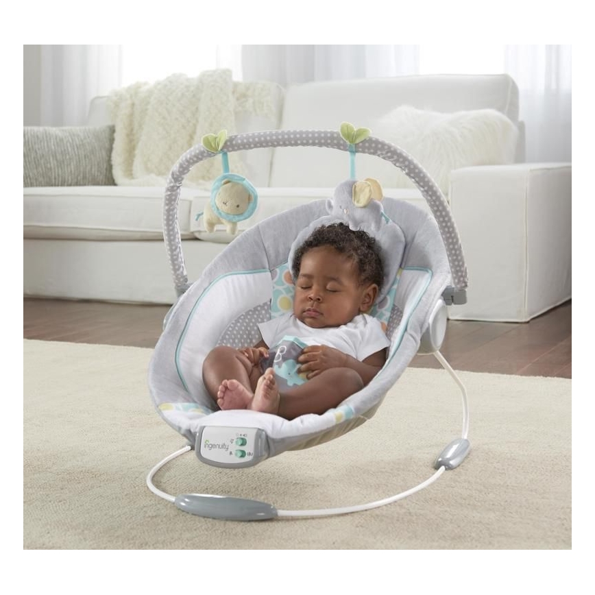 Ingenuity - Lettino vibrante per bambini con melodia MORRISON