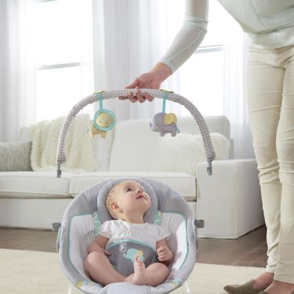 Ingenuity - Lettino vibrante per bambini con melodia MORRISON
