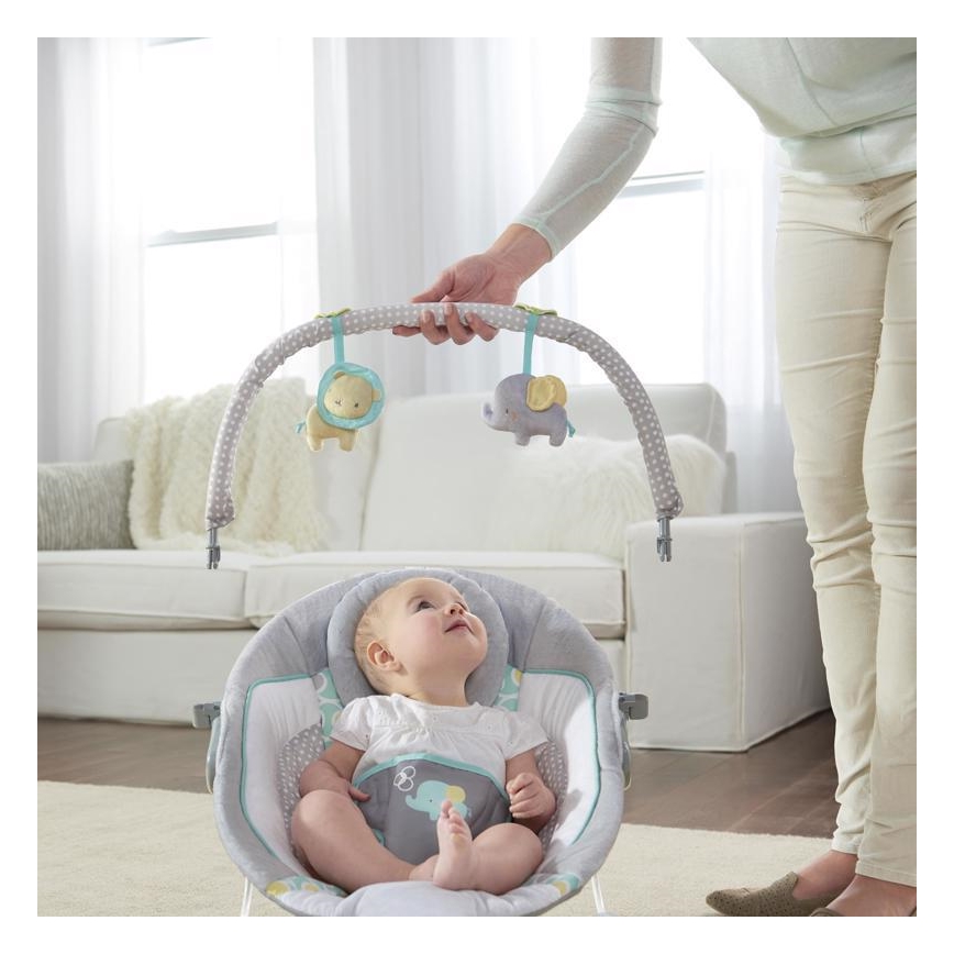 Ingenuity - Lettino vibrante per bambini con melodia MORRISON