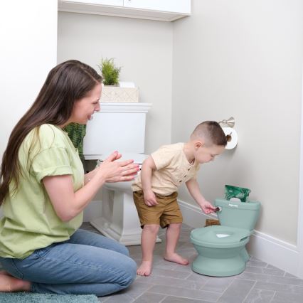 Ingenuity - Pot d'apprentissage MY SIZE avec effets sonores, vert, 2xAAA