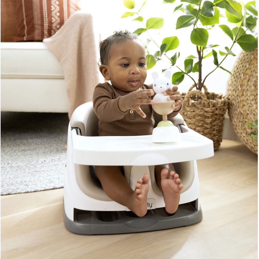 Ingenuity - Siège rehausseur 2en1 BABY BASE beige