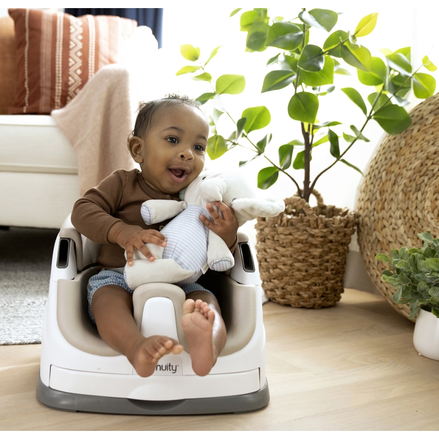 Ingenuity - Siège rehausseur 2en1 BABY BASE beige