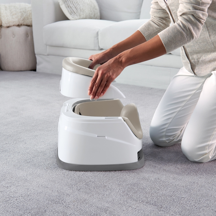 Ingenuity - Siège rehausseur 2en1 BABY BASE beige