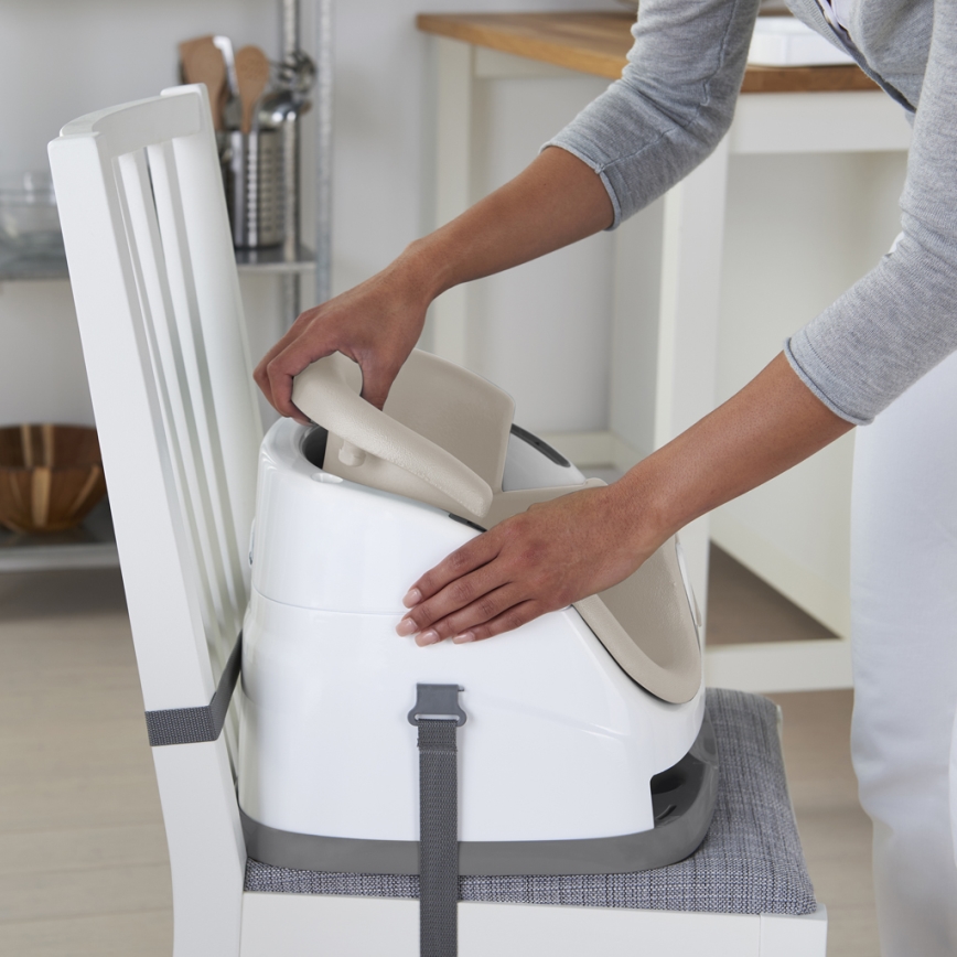 Ingenuity - Siège rehausseur 2en1 BABY BASE beige