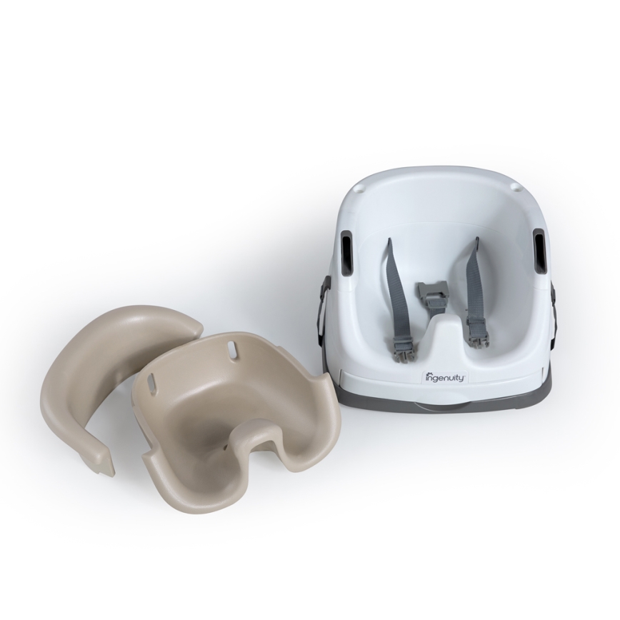 Ingenuity - Siège rehausseur 2en1 BABY BASE beige