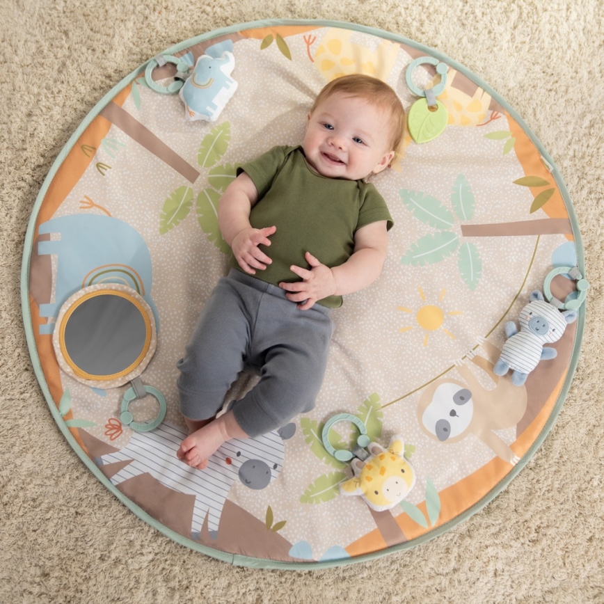 Ingenuity - Tappeto da gioco per bambini WONDER & WOOD