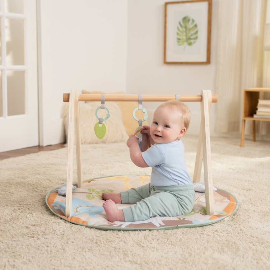Ingenuity - Tappeto da gioco per bambini WONDER & WOOD