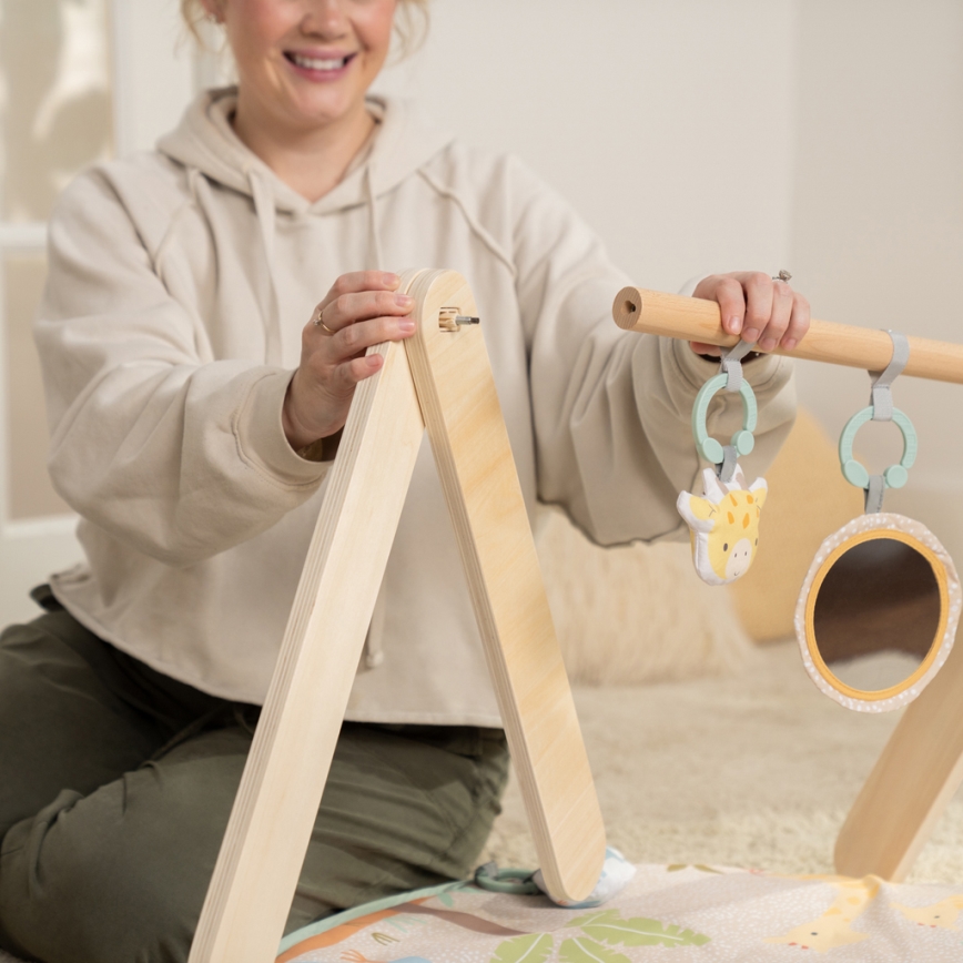 Ingenuity - Tappeto da gioco per bambini WONDER & WOOD