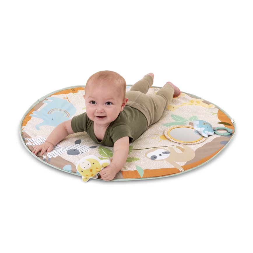 Ingenuity - Tappeto da gioco per bambini WONDER & WOOD