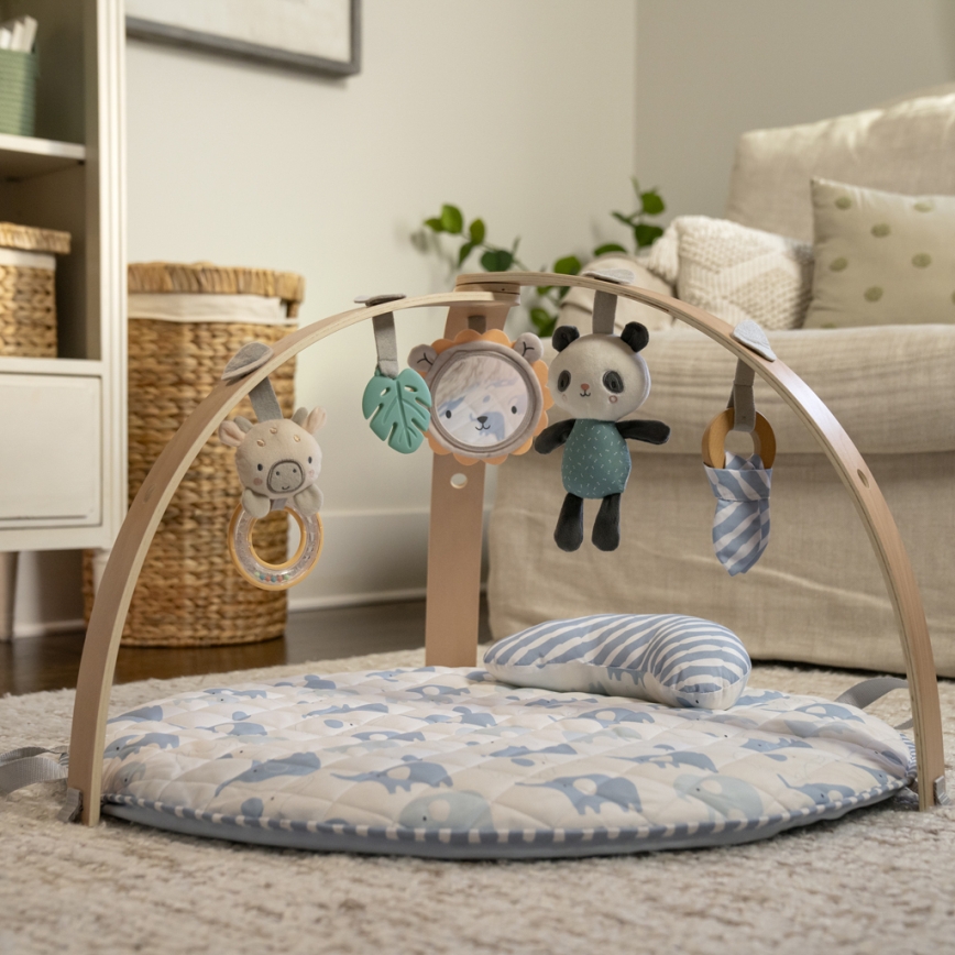 Ingenuity - Tappeto gioco per bambini ELEPHANT MARCH