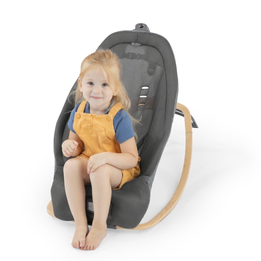Ingenuity - Transat bébé vibrant avec mélodie EVERY SEASON WESLEY gris