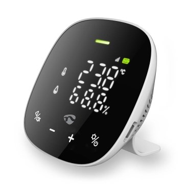 Intelligenter Luftqualitätsmonitor mit LED-Anzeige SmartLife Wi-Fi