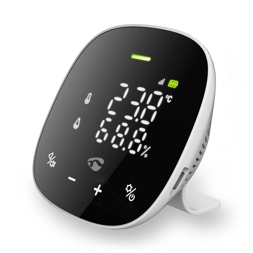 Intelligenter Luftqualitätsmonitor mit LED-Anzeige SmartLife Wi-Fi