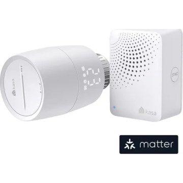 Intelligenter Thermostatkopf mit LCD-Display, 2×AA, Tuya-kompatibel