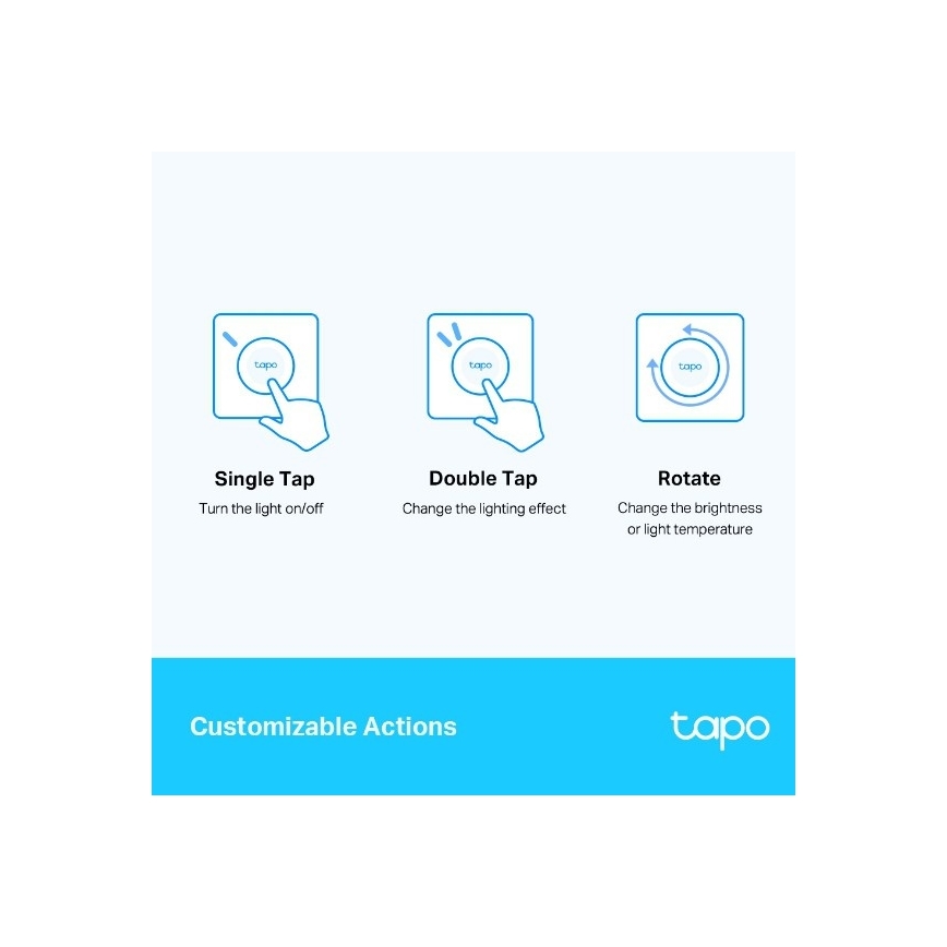 Intelligenter Touch-Dimmer 1xCR2032