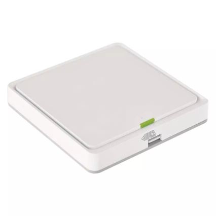 Interrupteur 1 bouton GoSmart 1xCR2430 Tuya blanc