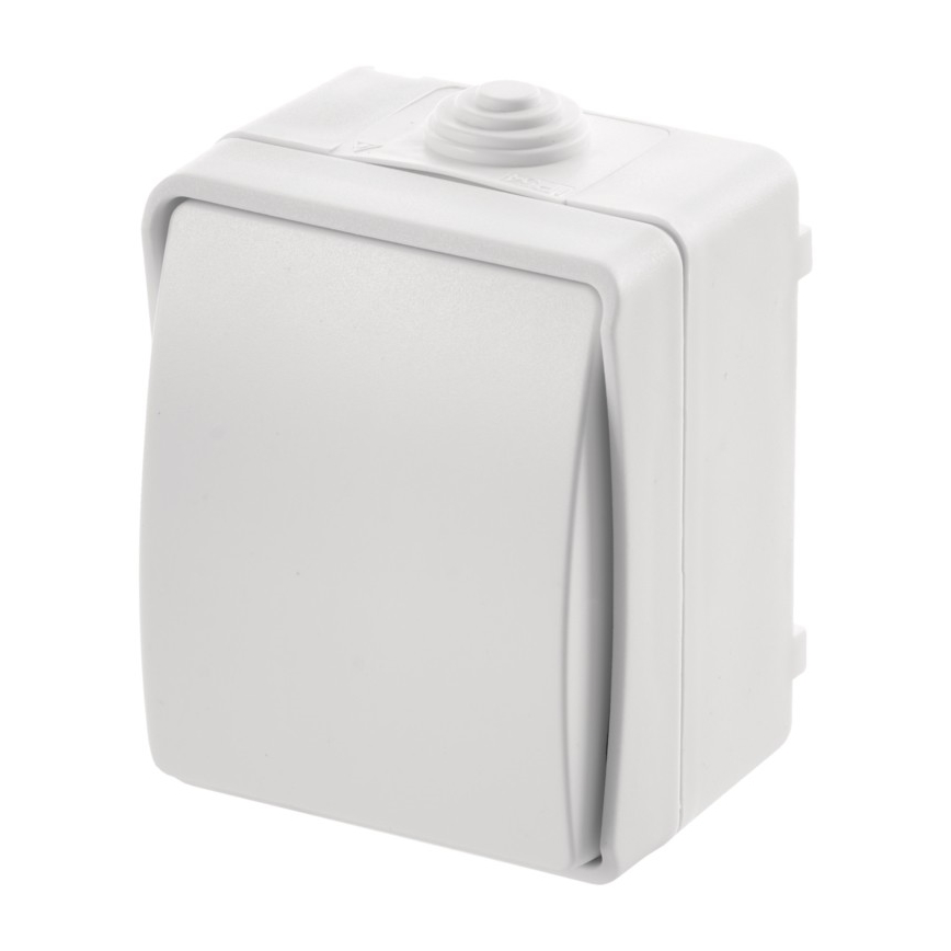 Interrupteur domestique va-et-vient 250V/10A IP54