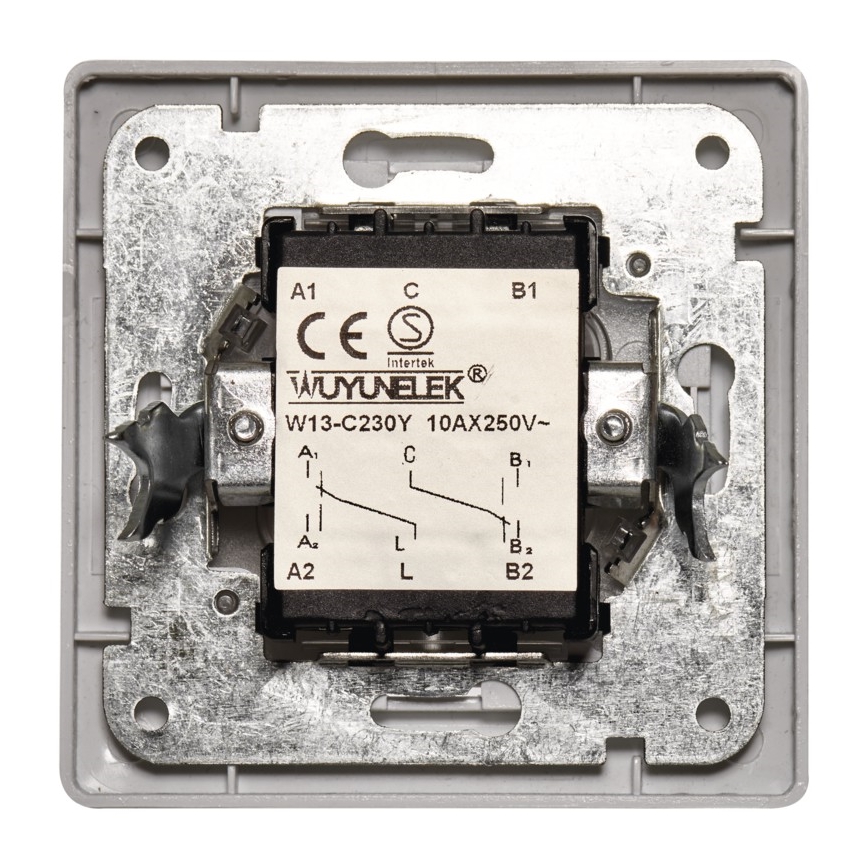 Interrupteur double va-et-vient 250V/10A