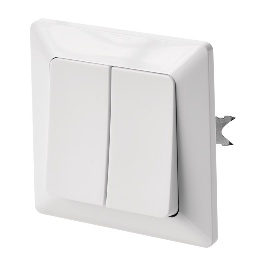 Interrupteur double va-et-vient 250V/10A