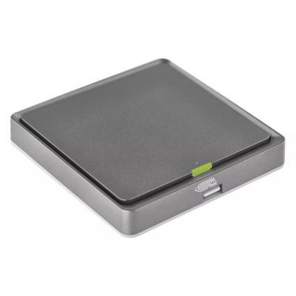 Interruttore a 1 pulsante GoSmart Tuya nero