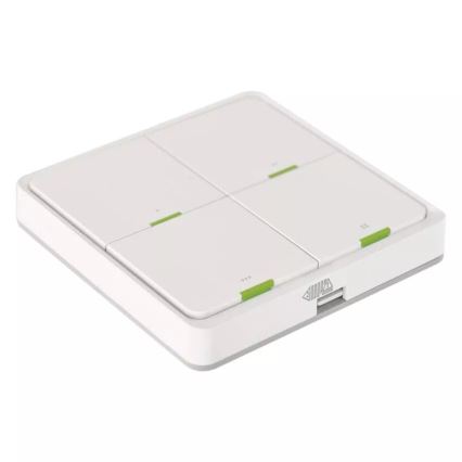 Interruttore a 4 pulsanti GoSmart Tuya bianco