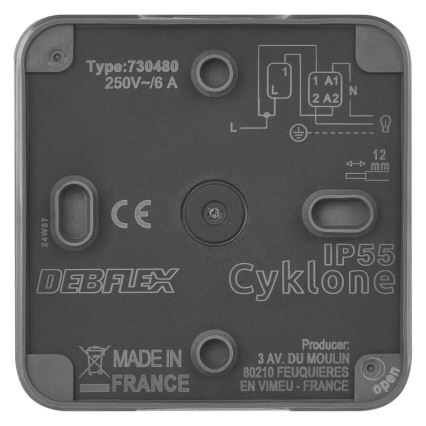 Interruttore accensione 250V/10A IP55
