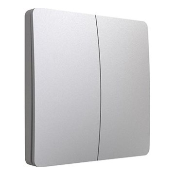 Interruttore cinetico senza fili 2 poli IP67 argento