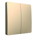 Interruttore cinetico wireless 2P IP67, finitura dorata