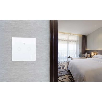 Interruttore domestico SWITCH 2x1000W/5A Wi-Fi