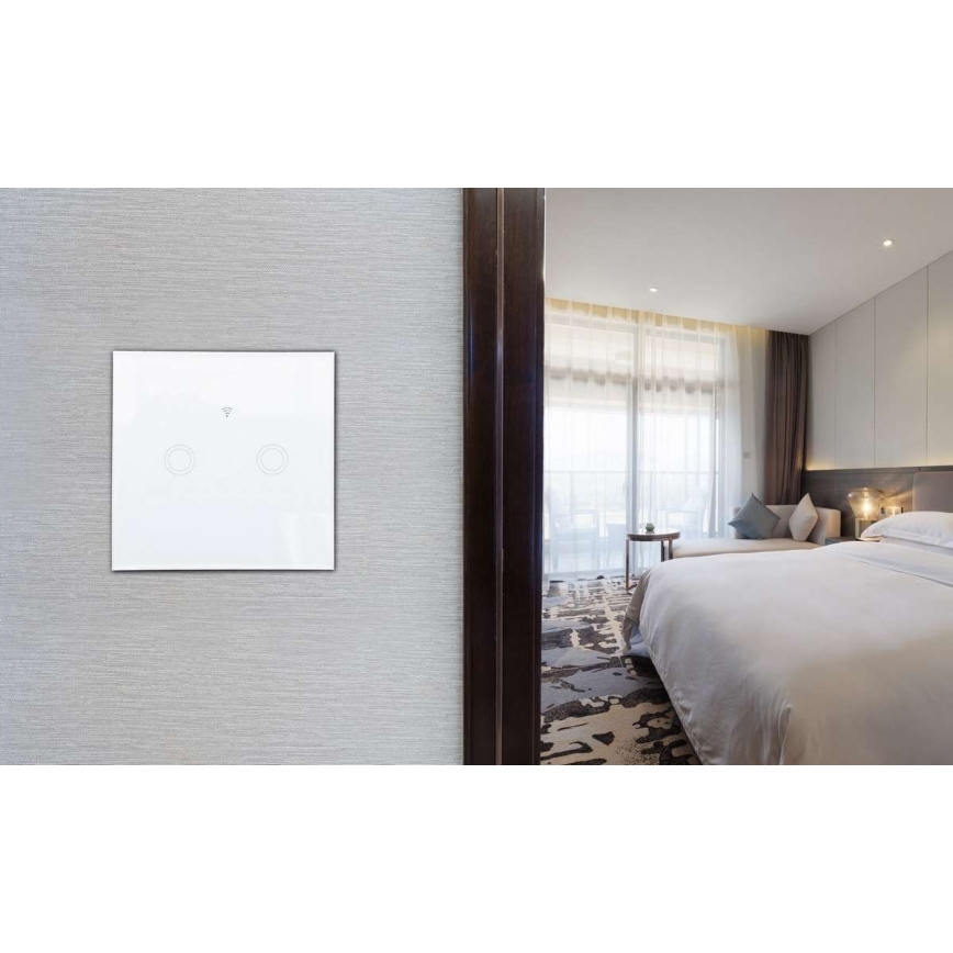 Interruttore domestico SWITCH 2x1000W/5A Wi-Fi
