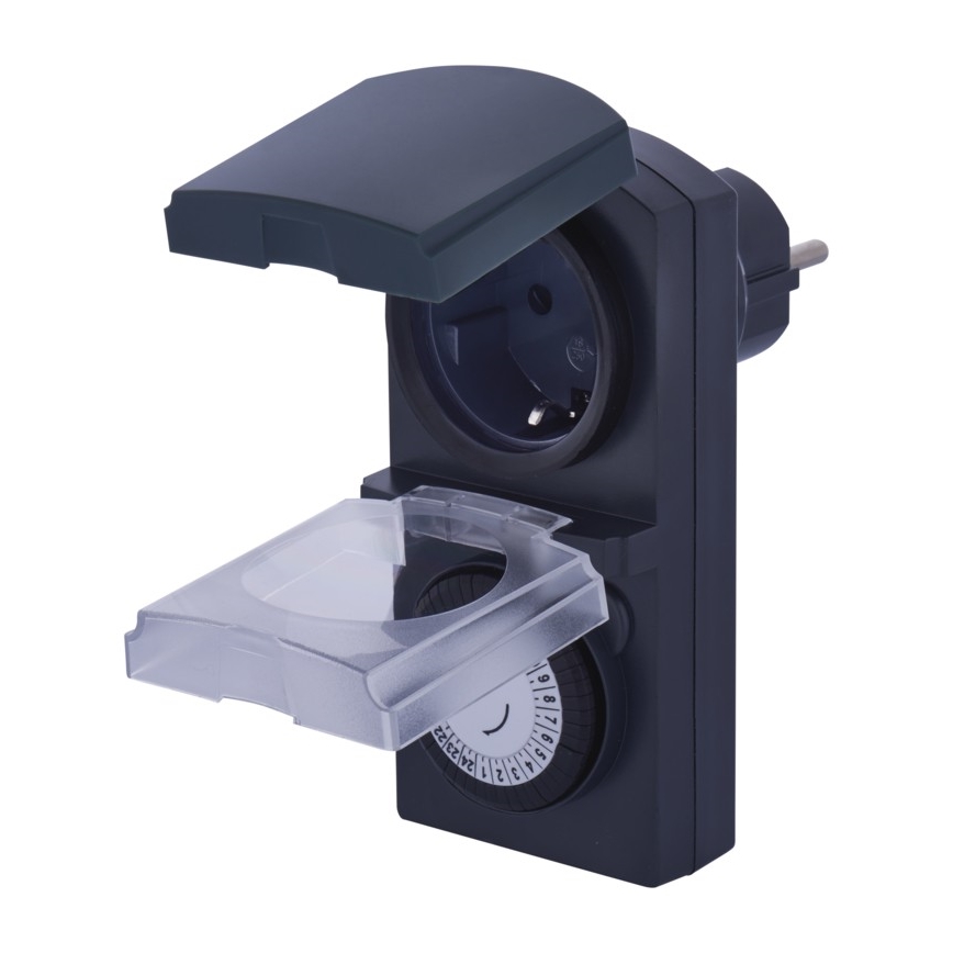 Interruttore orario meccanico per esterni IP44