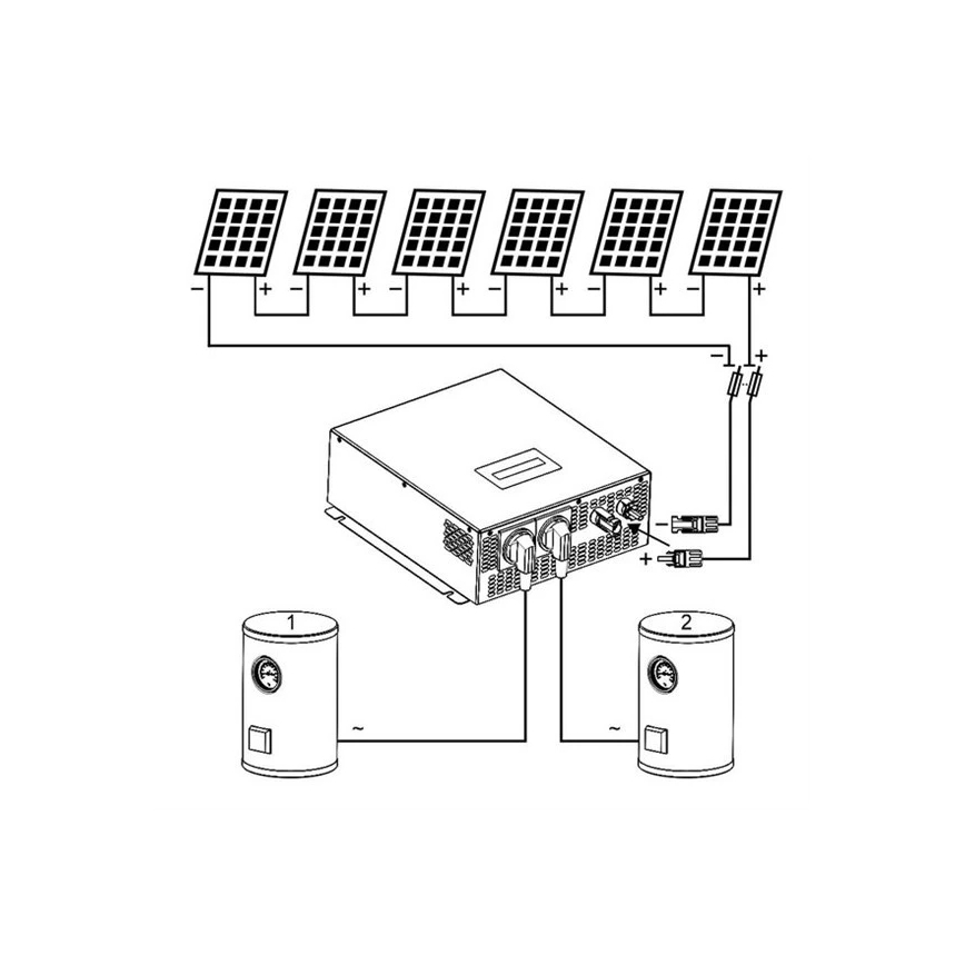 Inverter solare per il riscaldamento dell'acqua ECO Solar Boost MPPT-3000 3,5 kW PRO