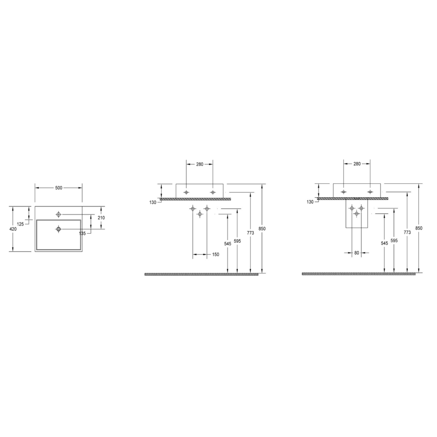 Isvea - Aufsatzwaschbecken PURITY 50x42 cm Keramik/weiß