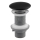 Isvea - Bonde de lavabo Ø 7,2 cm noir mat