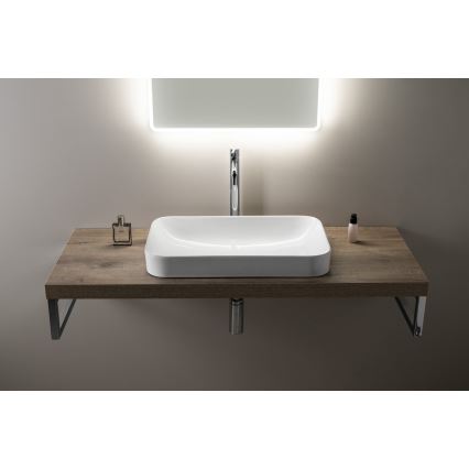 Isvea - Lavabo da appoggio AQUA 60x38 cm ceramica/bianco